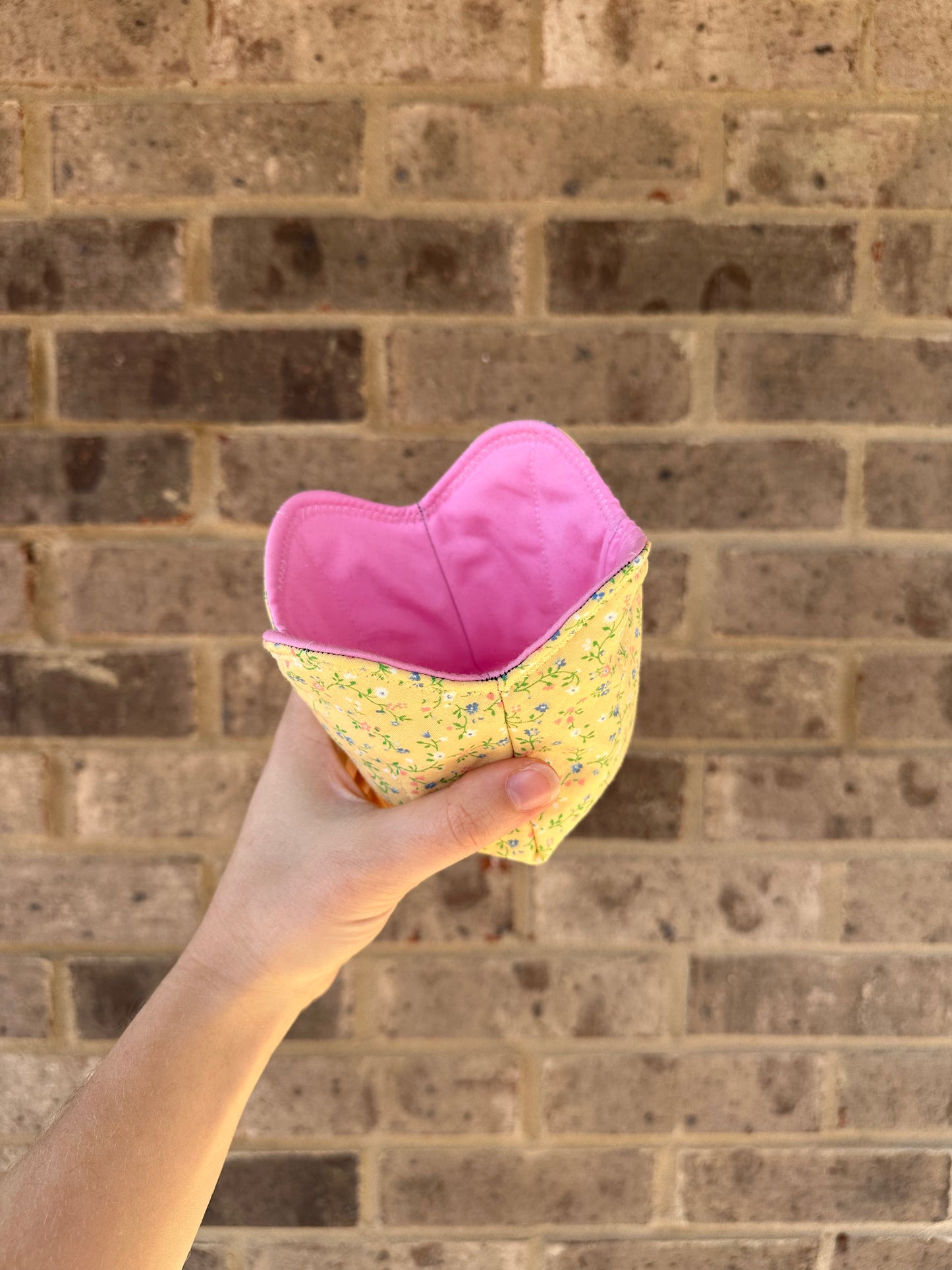 Yellow Floral Pint Size Cozy