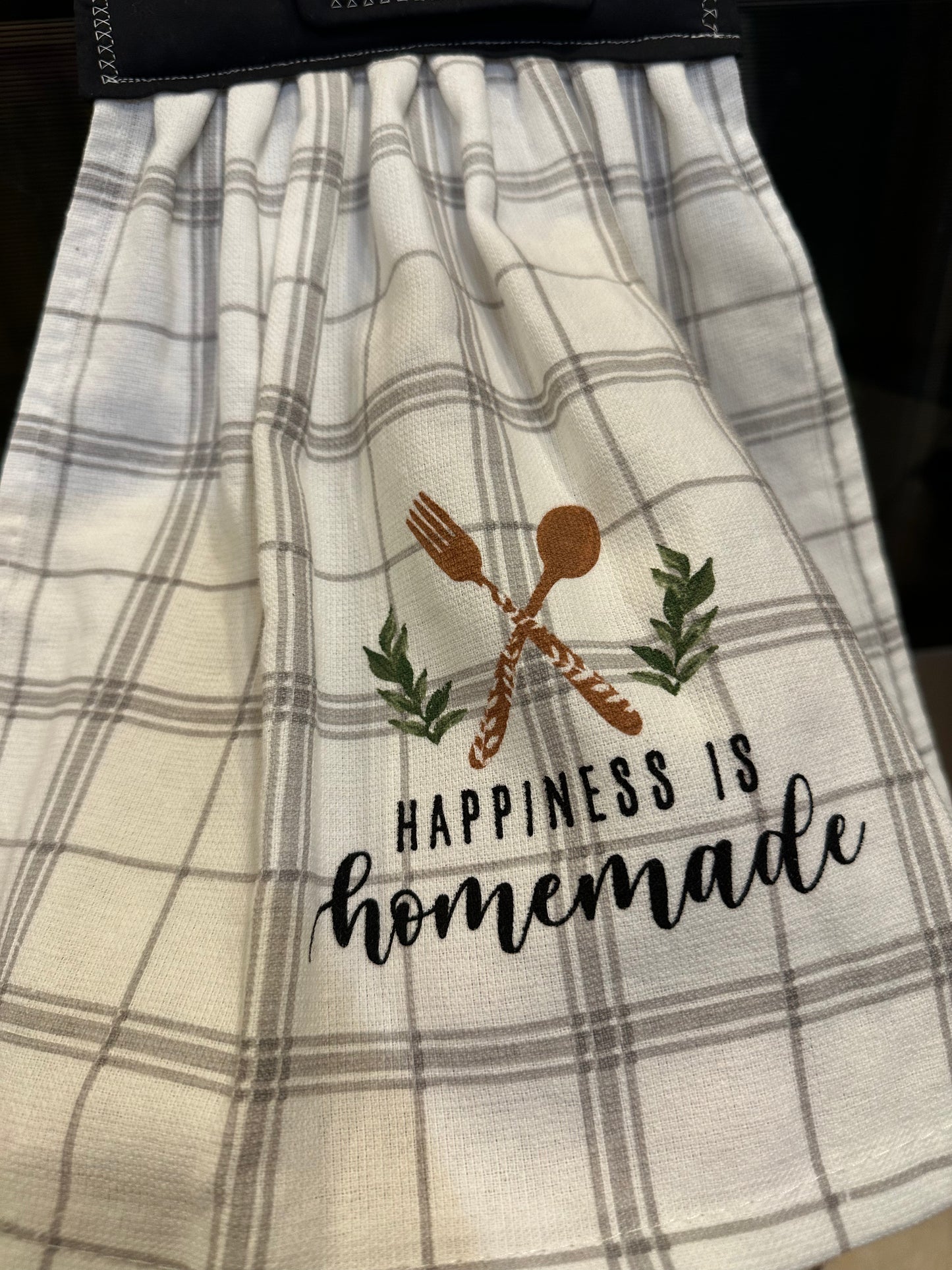 Happiness Is Homemade Towel