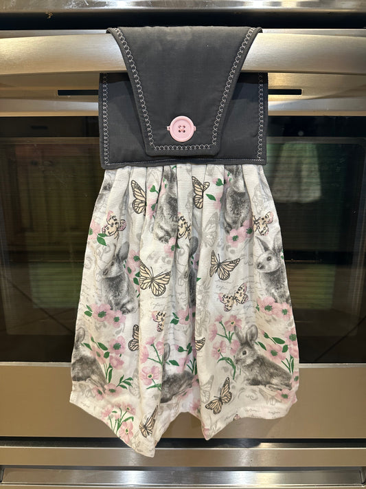 Bunnies + Butterflies Towel