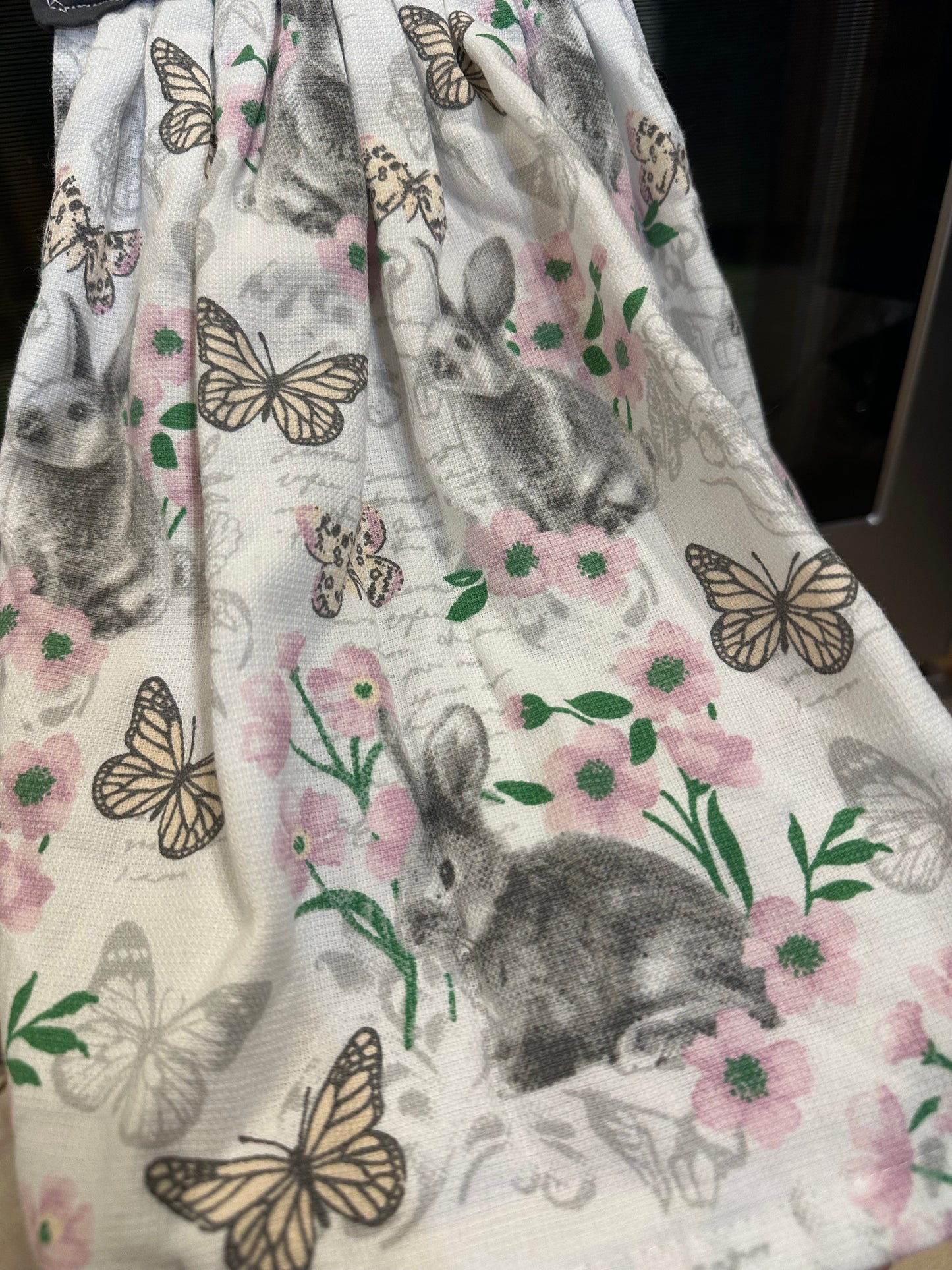 Bunnies + Butterflies Towel