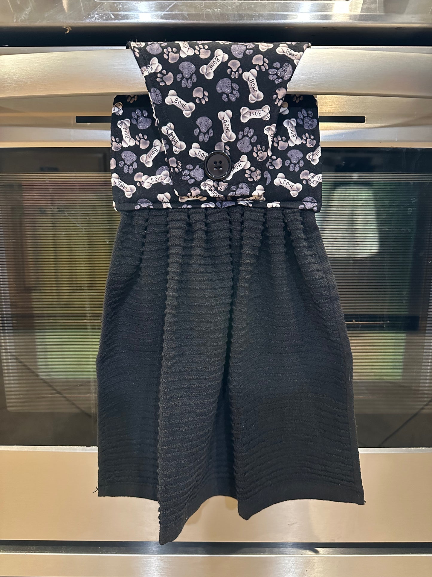 Dog Paws + Bones Towel