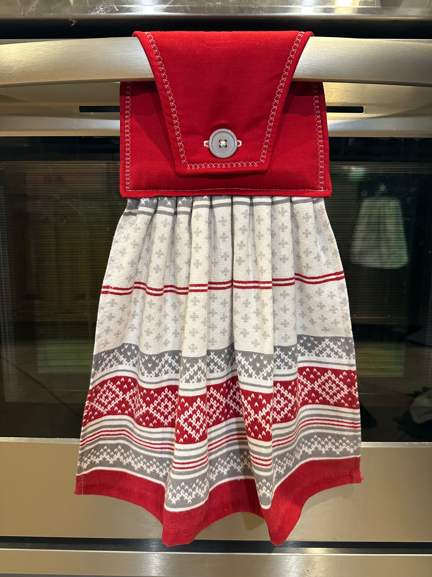 Christmas Sweater Pattern Towel