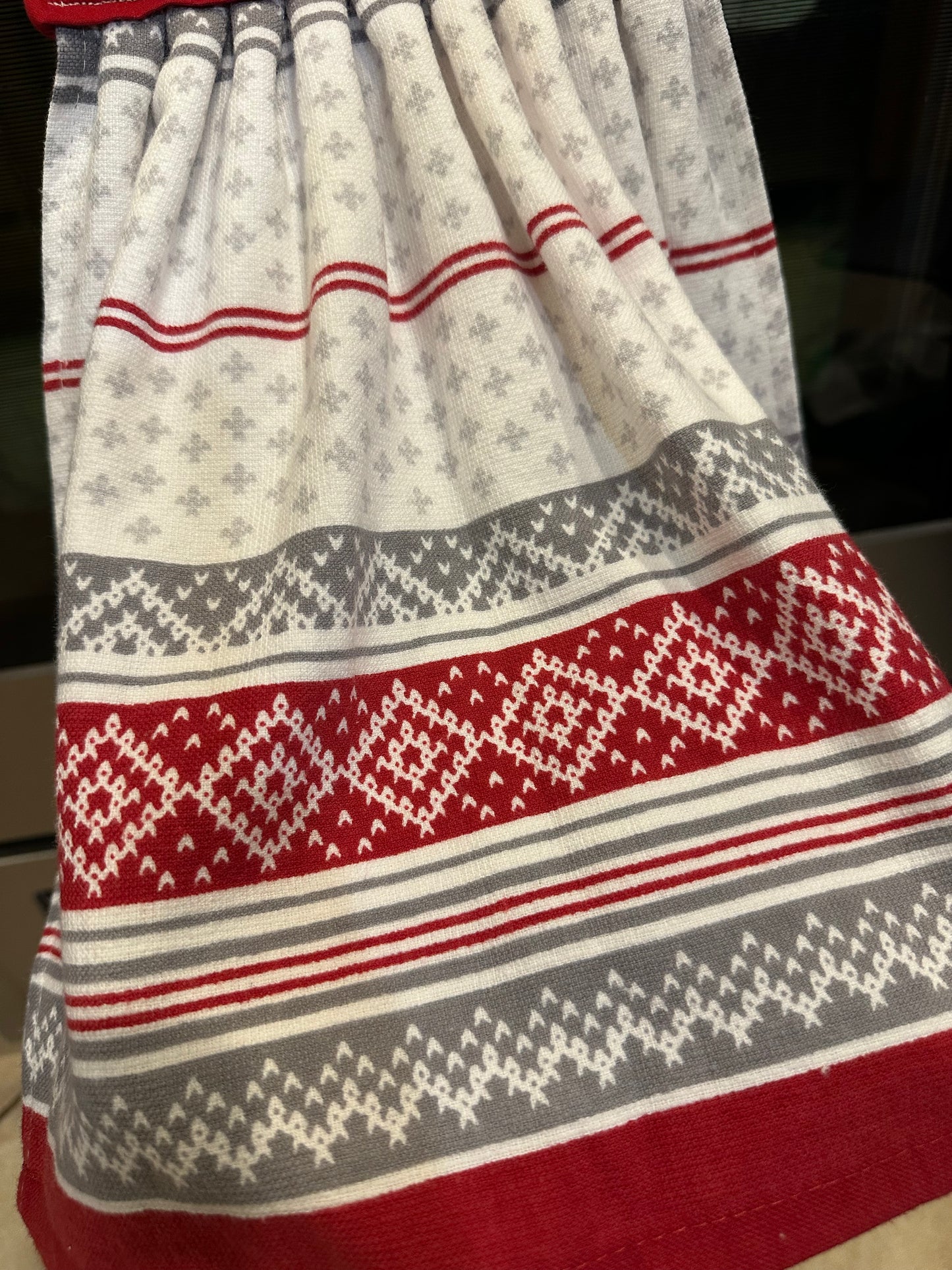 Christmas Sweater Pattern Towel