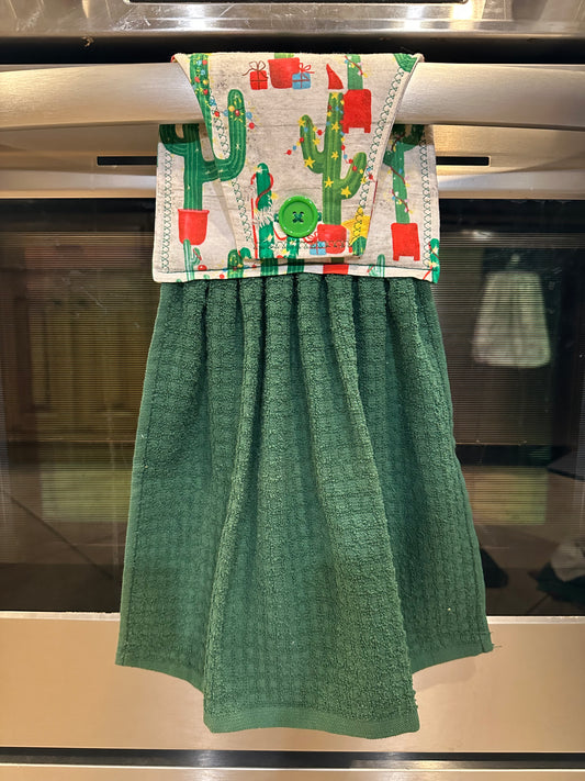 Christmas Cactus Towel