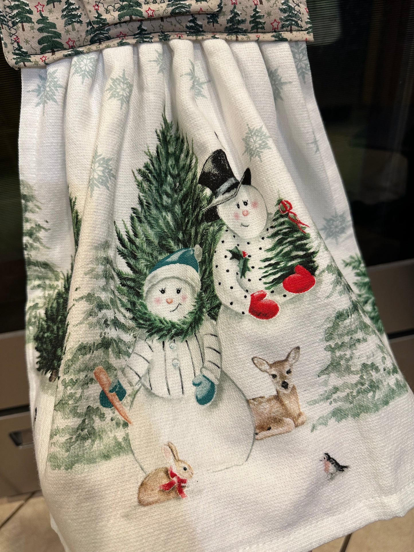 90’s Snowmen Towel