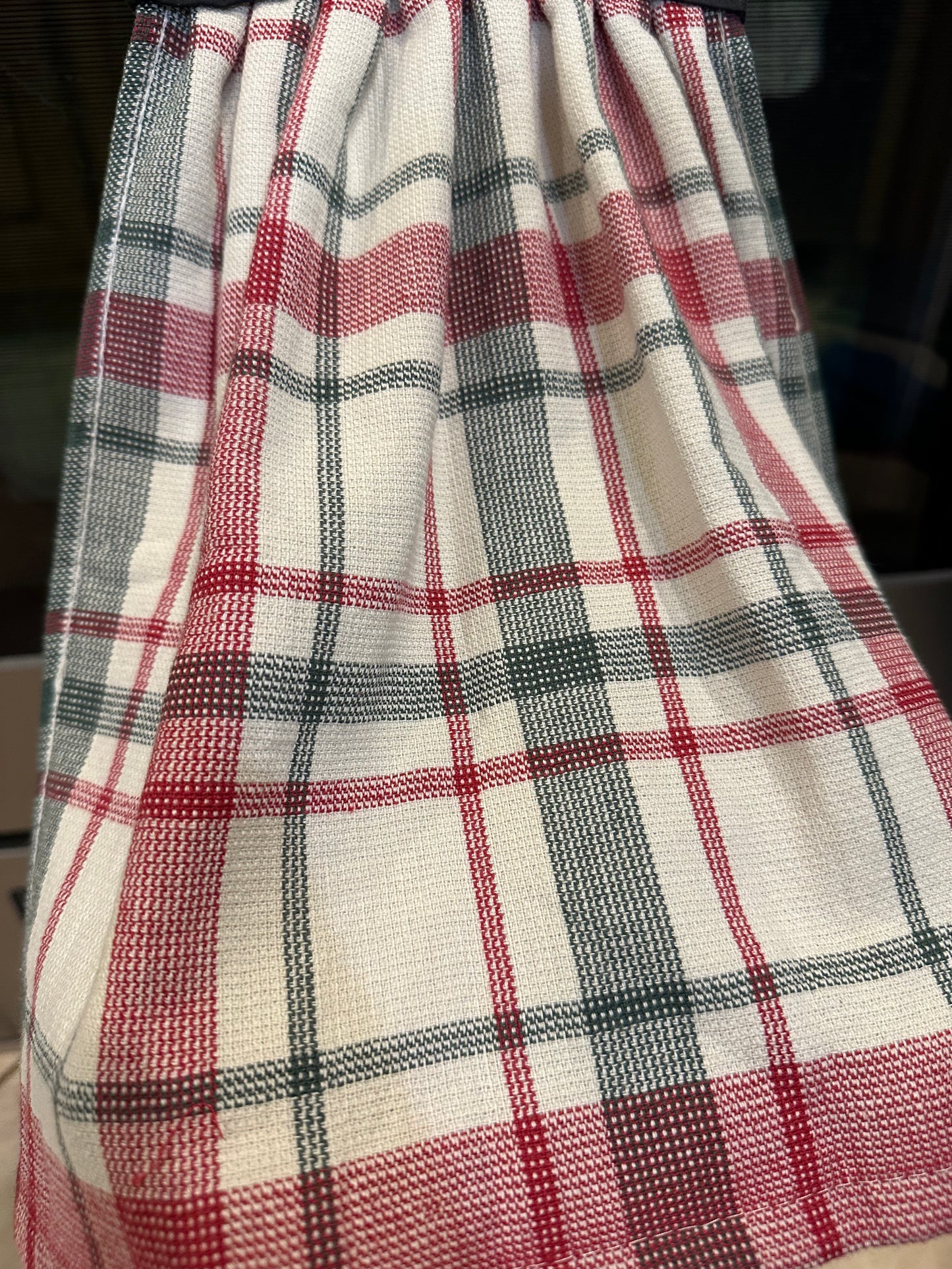 Faded Holiday Plaid Towel