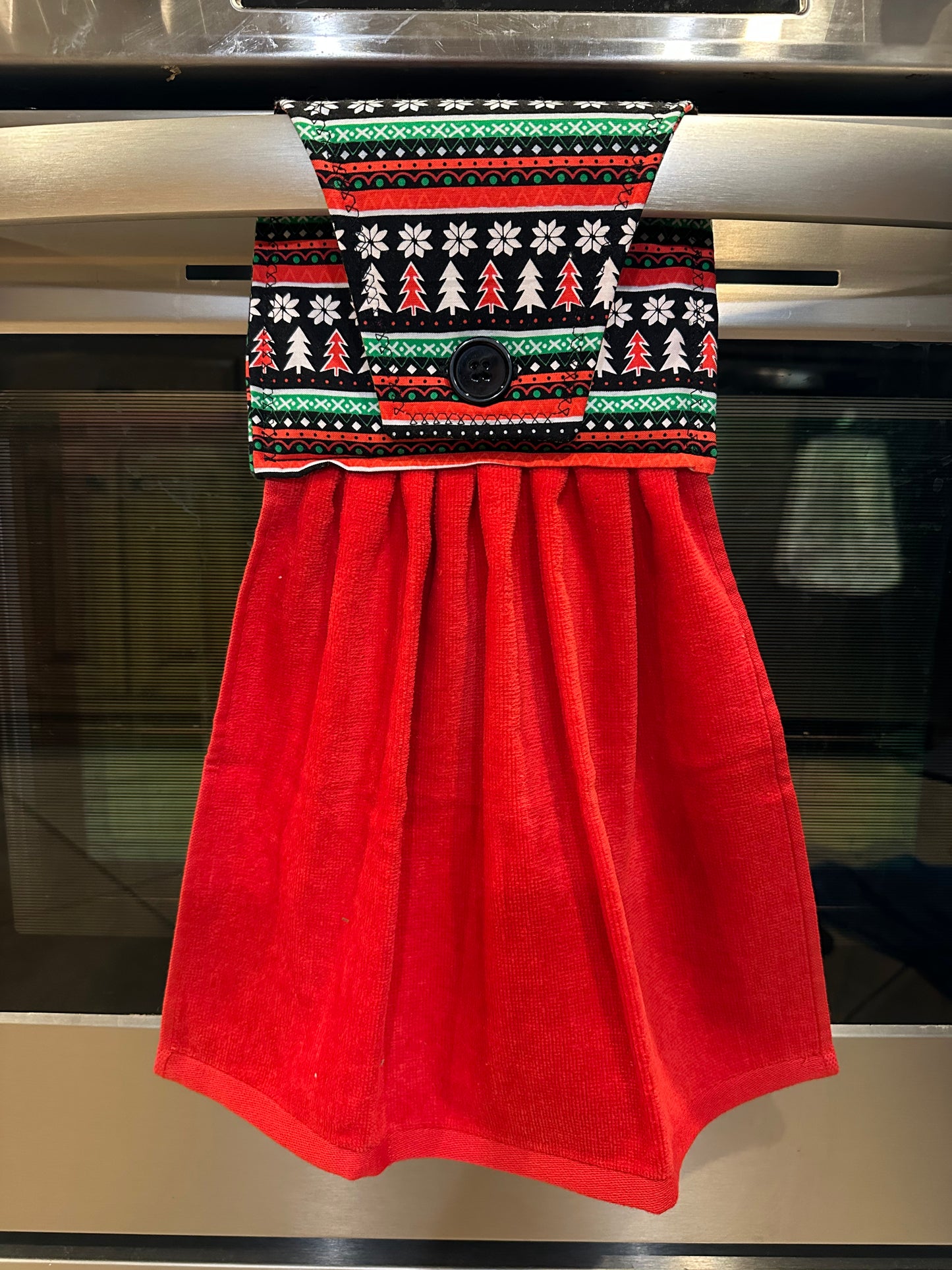 Holiday Sweater Pattern Towel