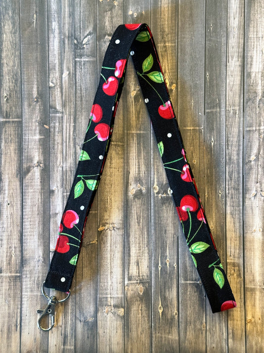 Cherries Lanyard