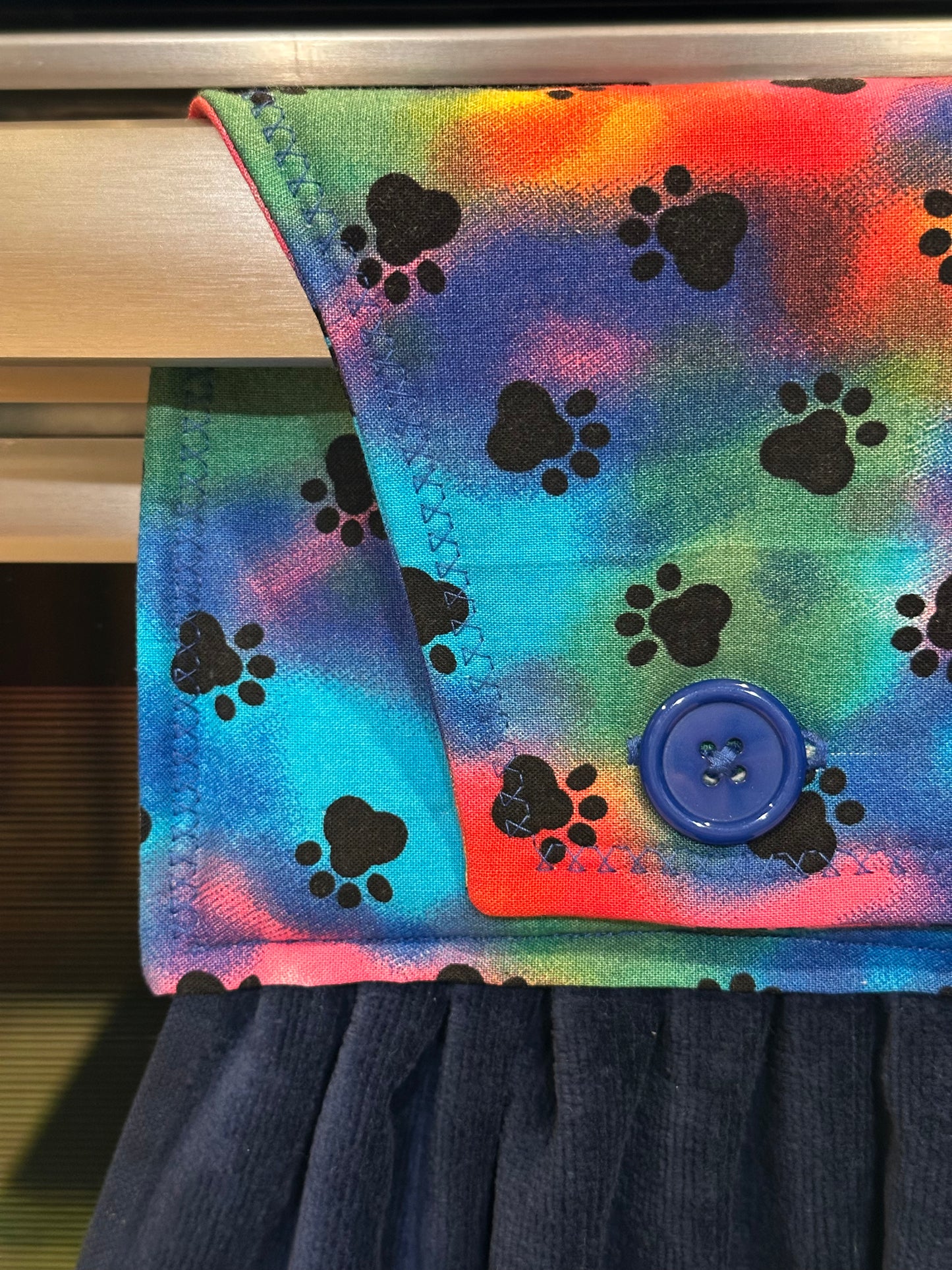 Rainbow Dog Paws Towel