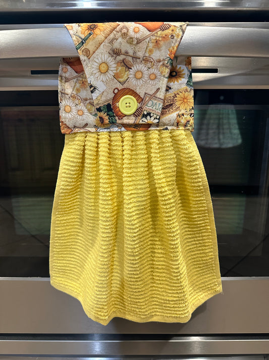 Honey Bees & Flowers Towel