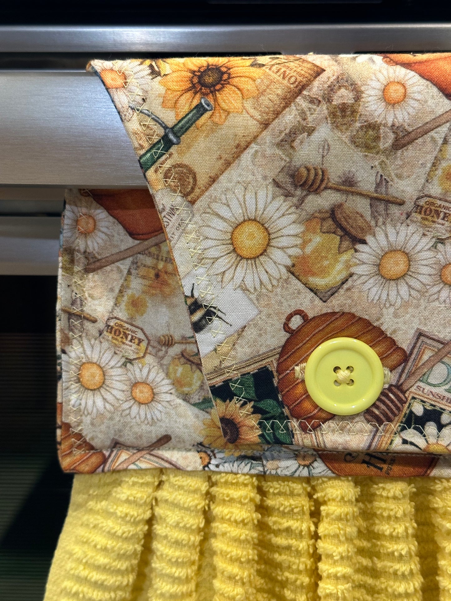 Honey Bees & Flowers Towel