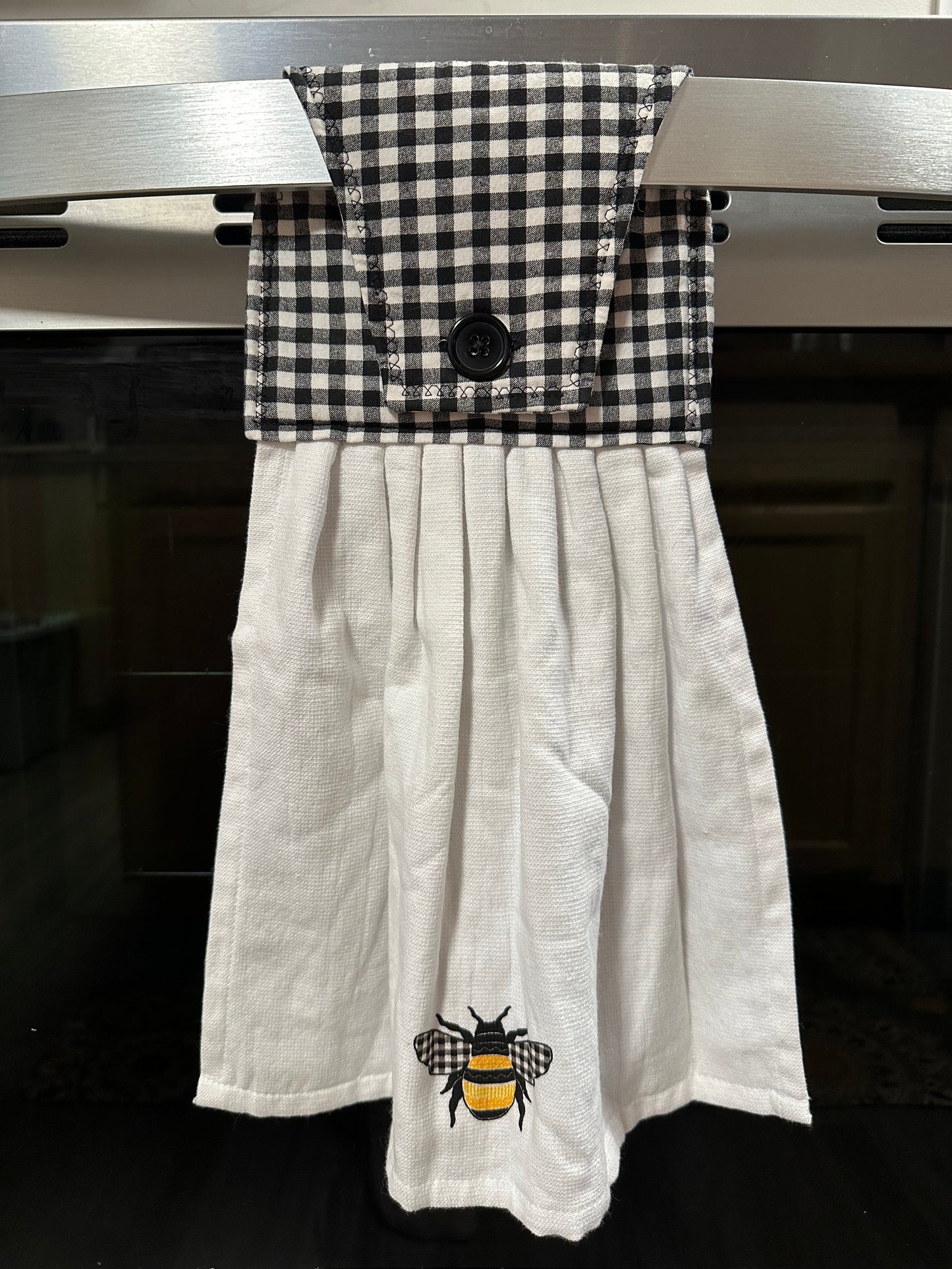 Plaid Bumblebee Towel