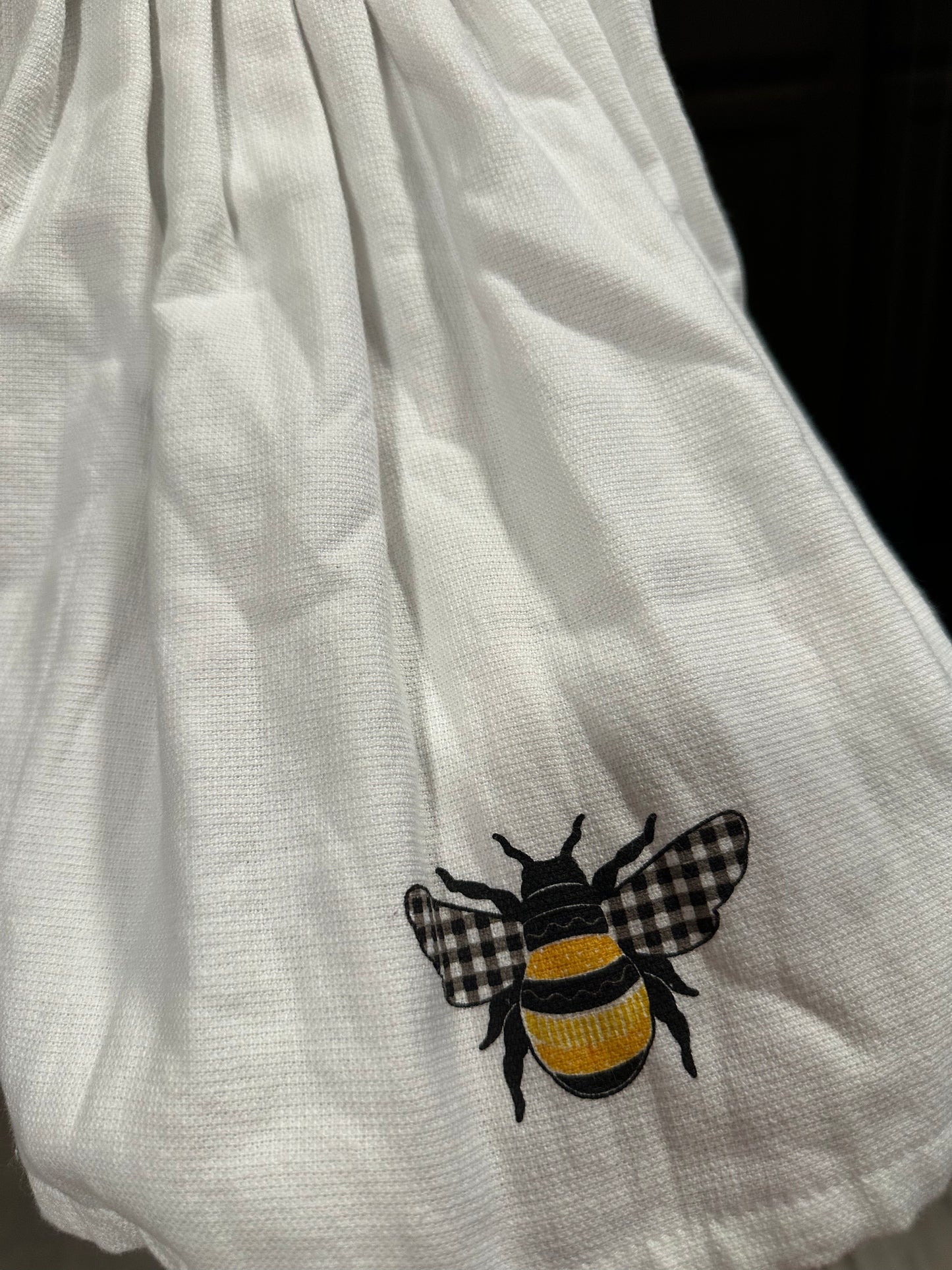 Plaid Bumblebee Towel