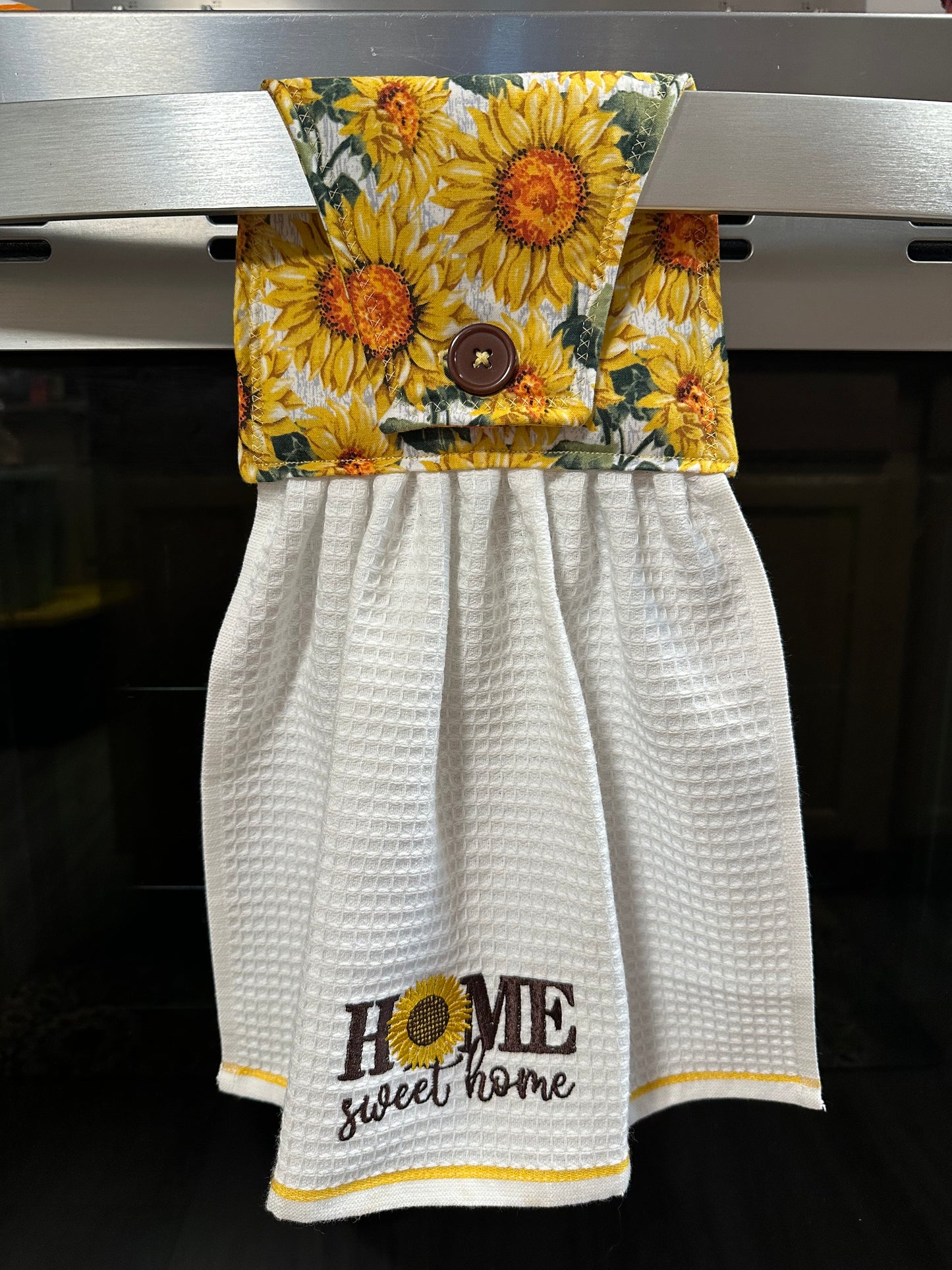 Home Sweet Home Sunflower Towel