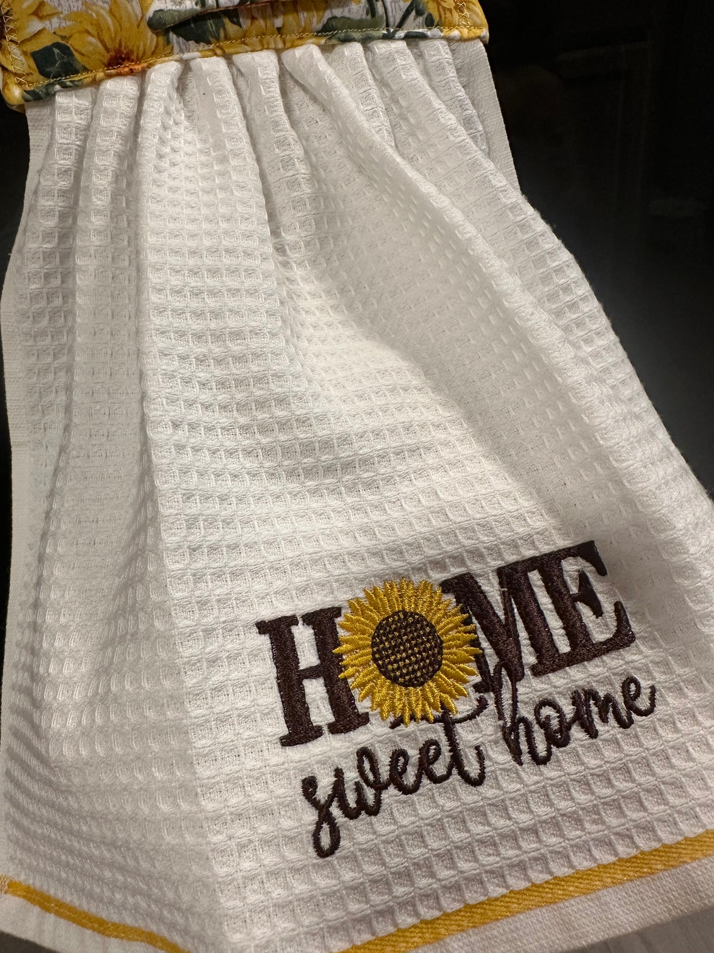 Home Sweet Home Sunflower Towel