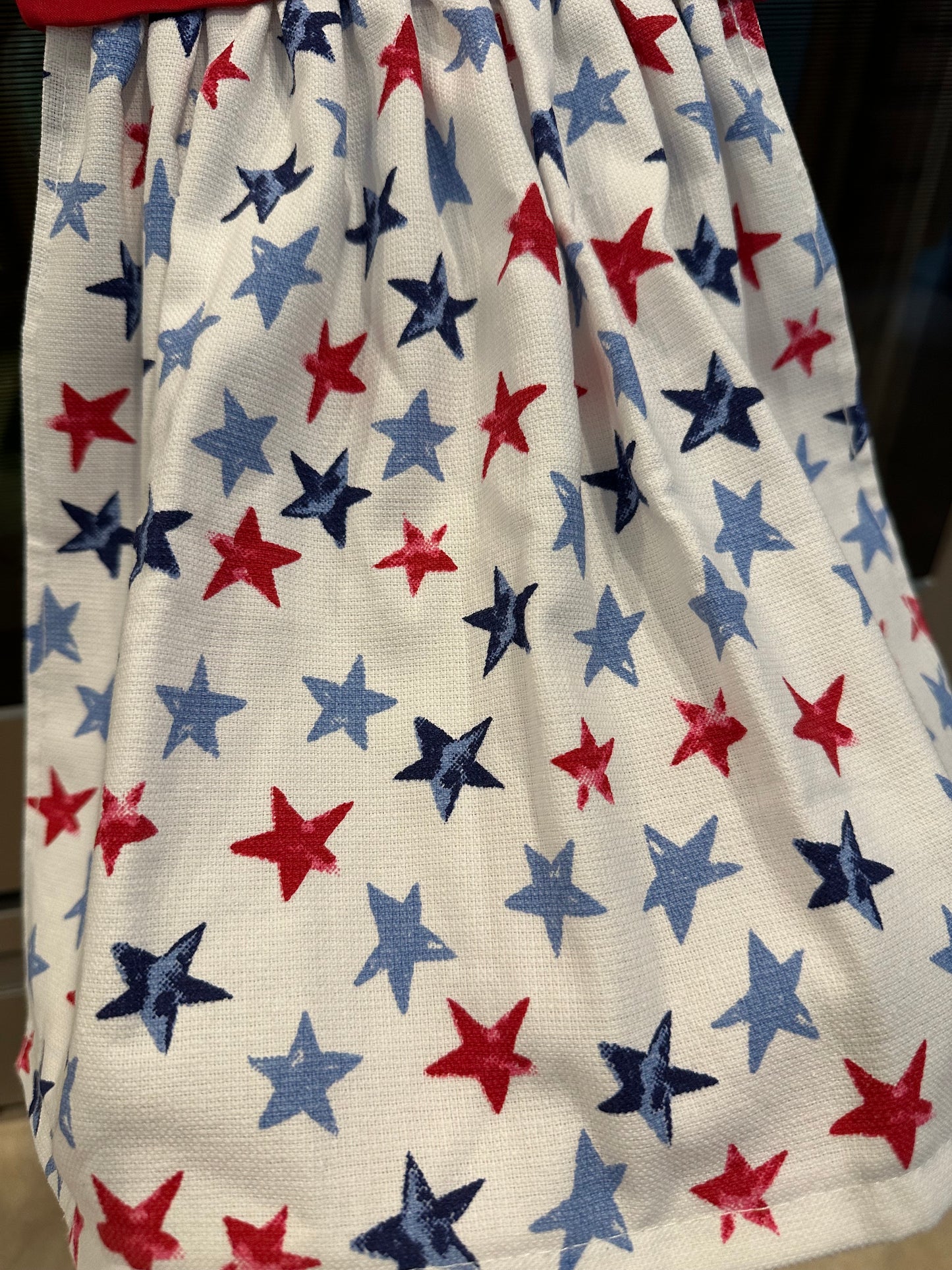 Red and Blue Stars Towel