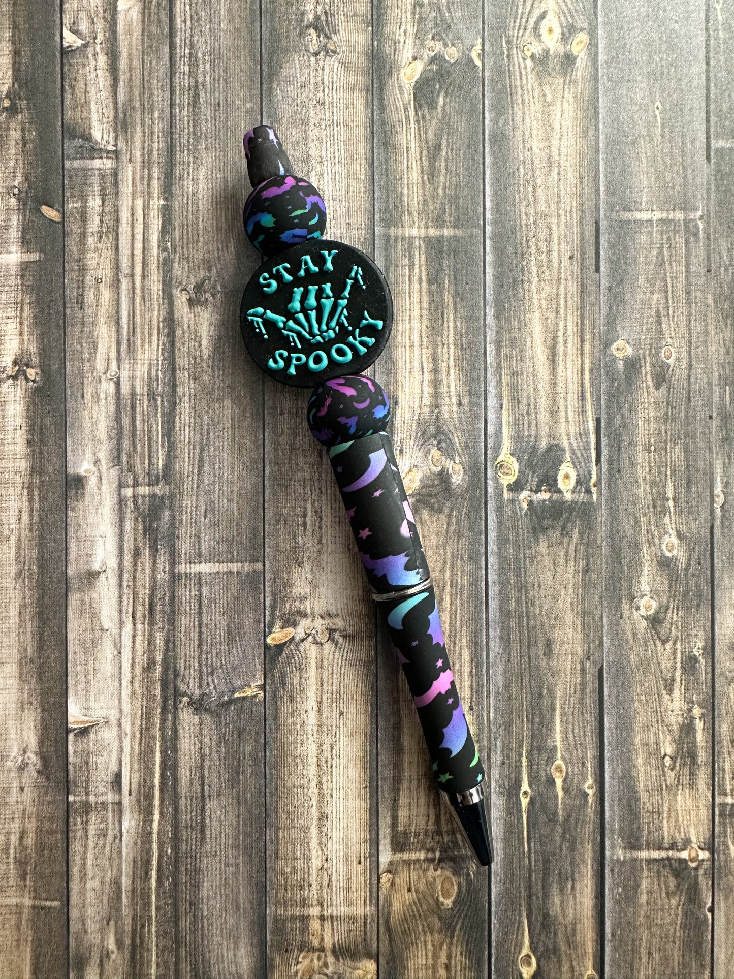 Teal Spooky Season (Bats) Pen