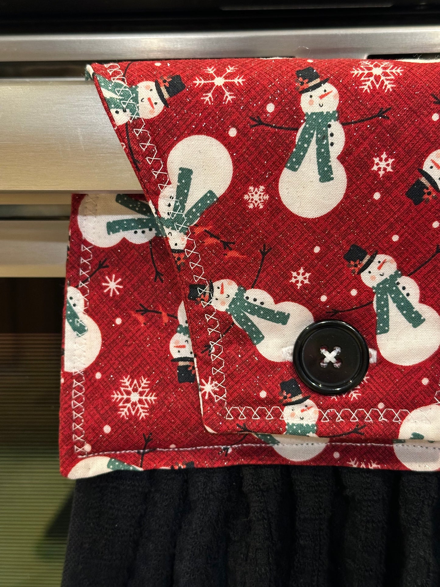 Sparkly Snowmen Towel