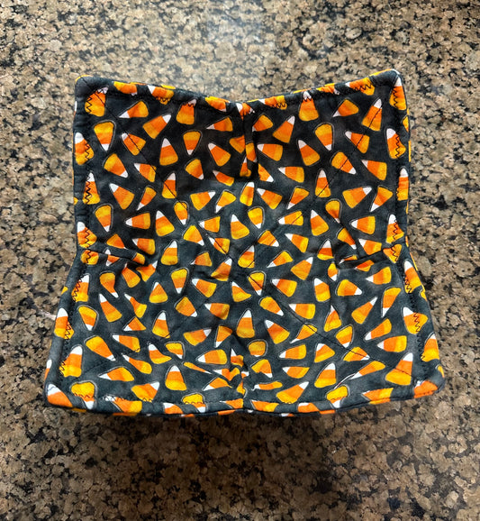 Candy Corn Microwave Bowl Cozy