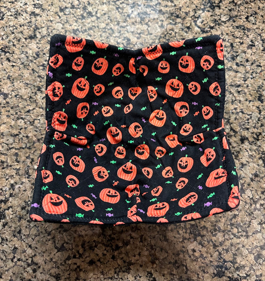 Candy Pumpkins Microwave Bowl Cozy