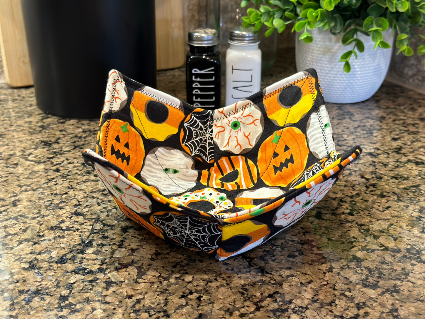 Spooky Donuts Microwave Bowl Cozy