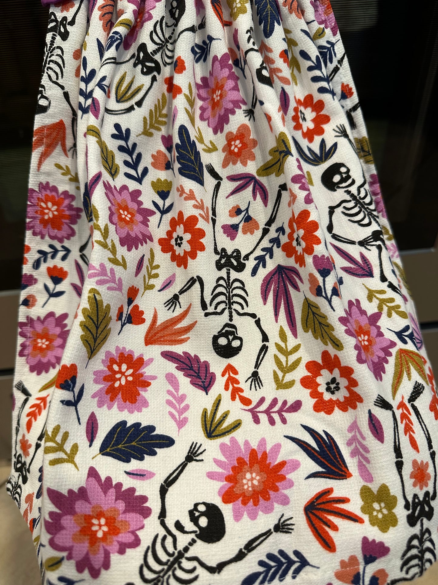 Skeletons & Florals Towel