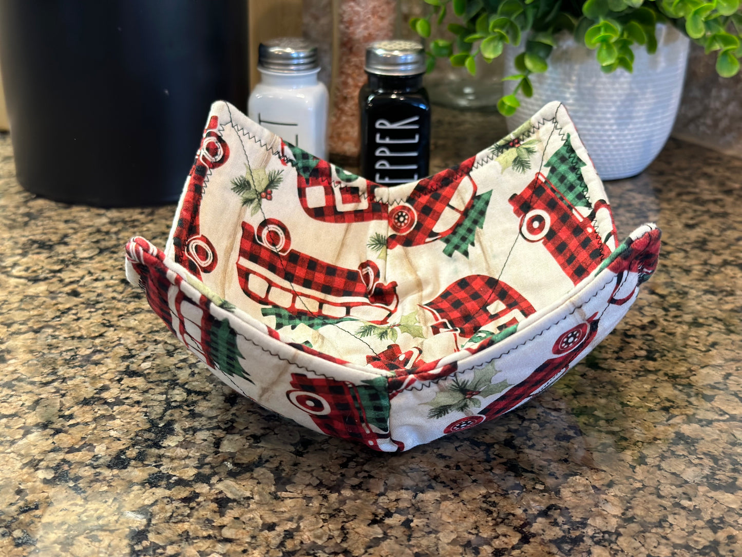 Taking The Tree Home Microwave Bowl Cozy