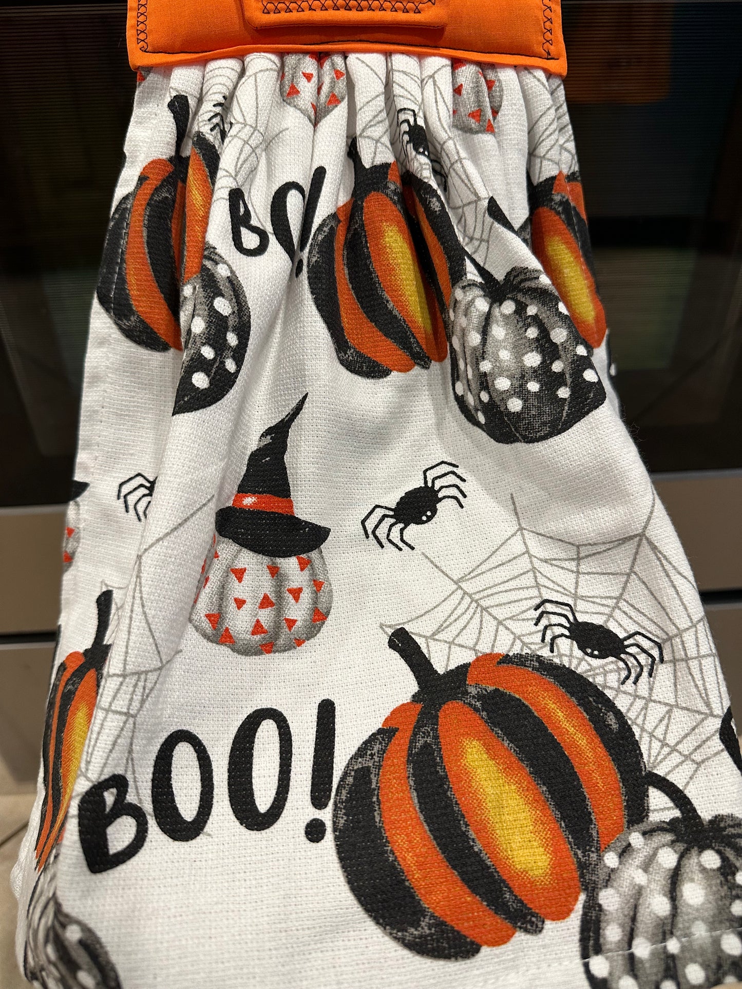 BOO! Dark Halloween Towel