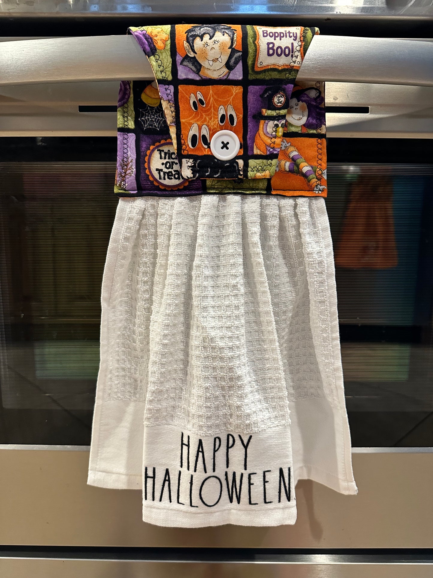 Happy Halloween Monsters Towel