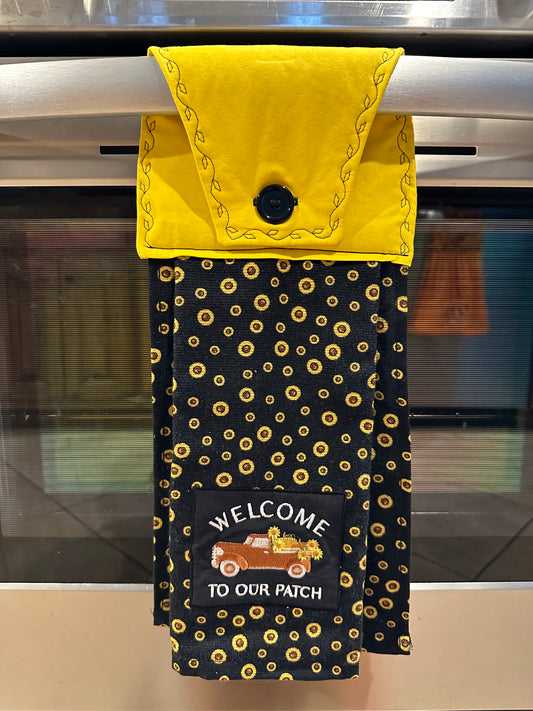 Welcome To Our Sunflower Patch Towel