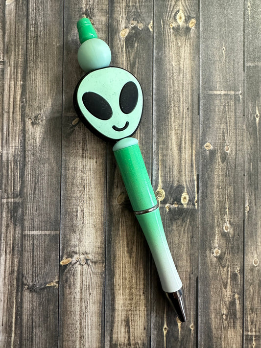 Alien (Green Ombre Sparkle) Pen