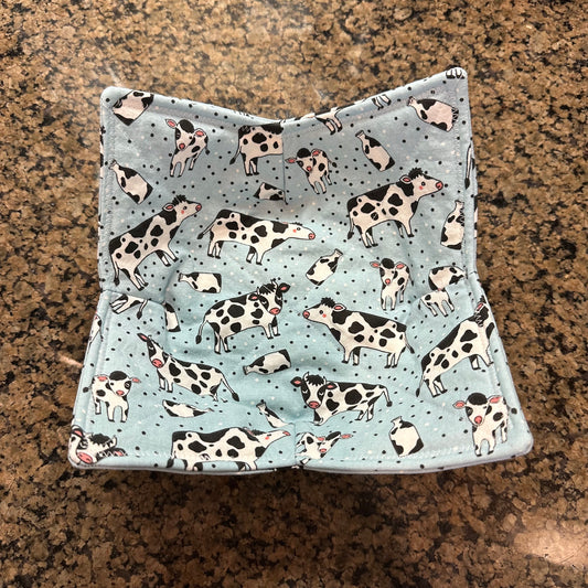 Cows and Containers Microwave Bowl Cozy