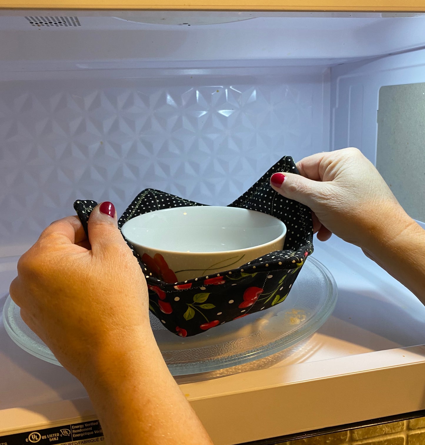 Pastel Tie-Dye Microwave Bowl Cozy