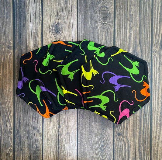 Neon Cats Coasters - Sets of 2