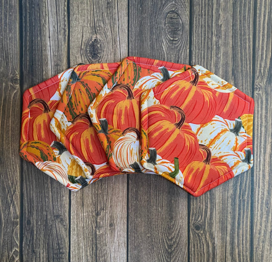 Pumpkin Patch Coasters - Sets of 2