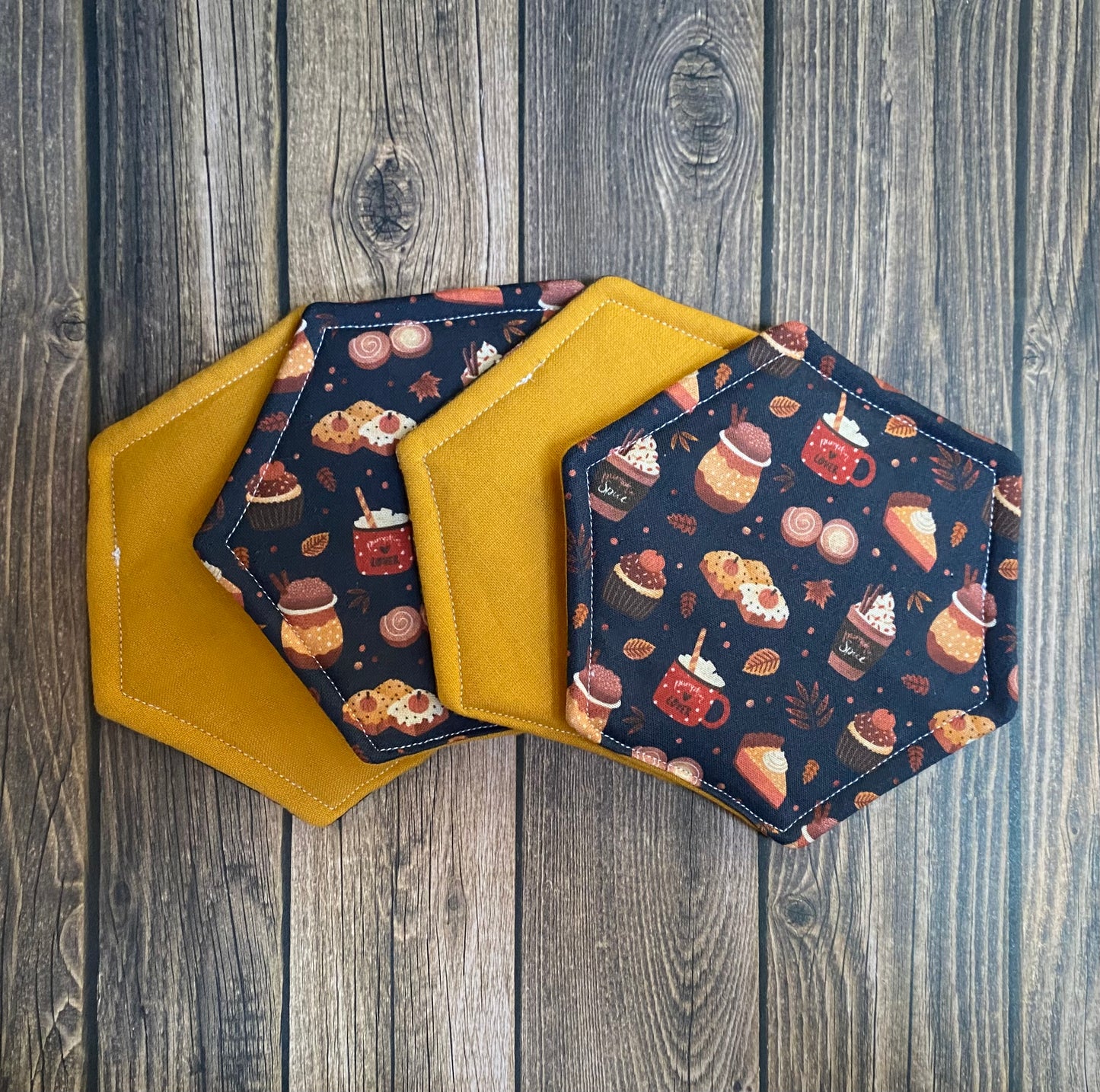 I Love Pumpkin Coasters - Sets of 2