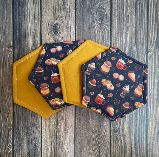 I Love Pumpkin Coasters - Sets of 2