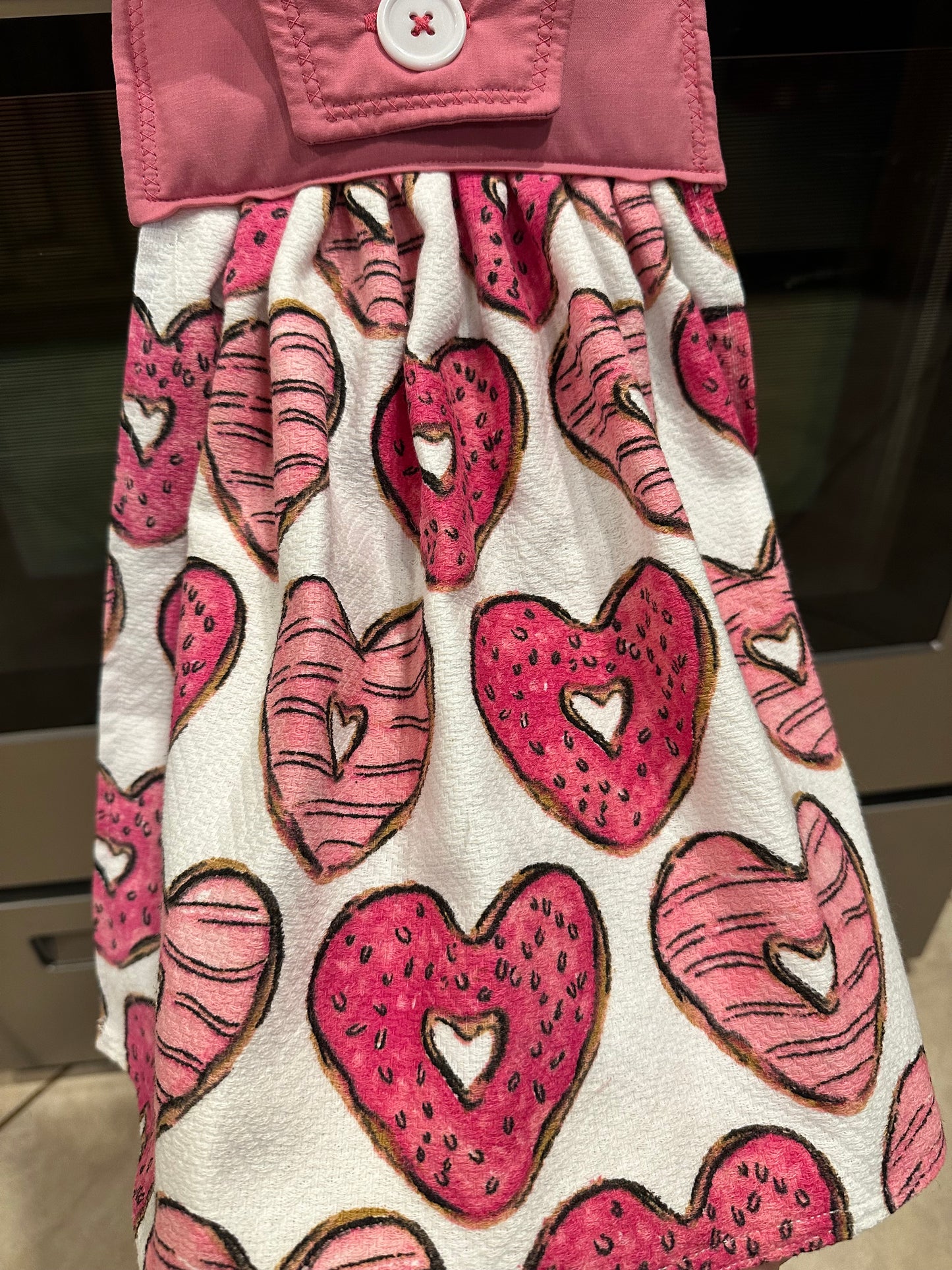 Heart Shaped Donuts Towels