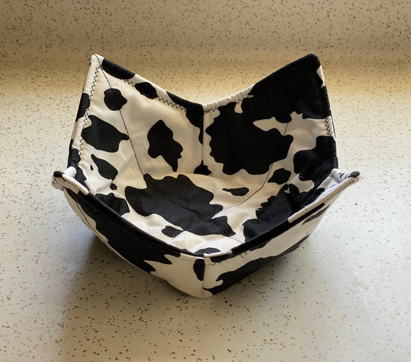 Cow Print Microwave Bowl Cozy